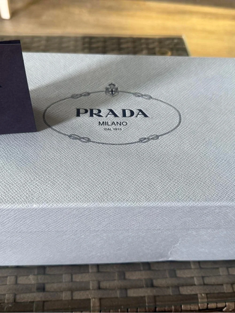 Prada SATIN HEELED SANDALS WITH CRYSTALS - Picture 15 of 15